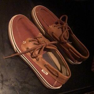 Vans, Men’s size 6.5, Dark Tan, Gently worn